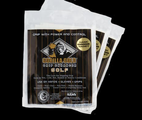 Gorilla Gold Golf grip-enhancing towel 3-pack